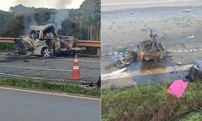 Tragédia na Fernão Dias: Saveiro cruza pista e causa colisão com duas carretas em Lavras, matando quatro pessoas