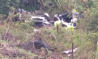 Caminhão Capota na BR-040 Perto de BH: Um Morto e Uma Ferida Grave em Nova Lima
