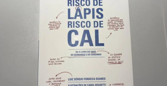 Livro 'Risco de Lápis, Risco de Cal' une educação, futebol e histórias de BH em lançamento