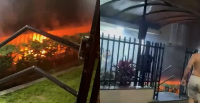 Incêndio em Garagem de Prédio na Graça, BH, Mobiliza Bombeiros e Assusta Moradores