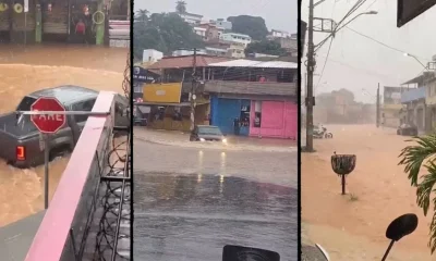 Temporal causa alagamentos severos e deixa carros ilhados em bairros da Região Nordeste de BH