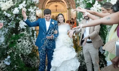 João Campos e Tábata Amaral oficializam união em cerimônia com presença de Geraldo Alckmin e Alexandre de Moraes