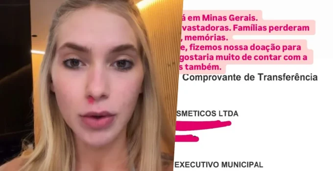 Virginia Fonseca doa R$ 120 mil para vítimas de chuvas em Minas Gerais; valor surpreende