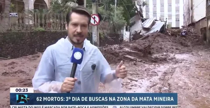 Tragédia em Minas: Mortes por temporais chegam a 65; buscas por desaparecidos continuam em Juiz de Fora e Ubá
