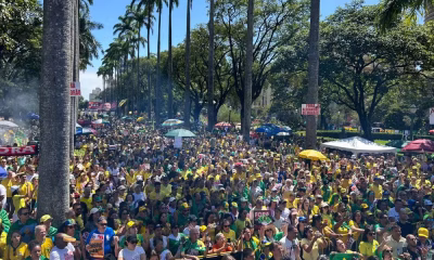 Manifestantes em BH pedem anistia e criticam Lula e ministros do STF