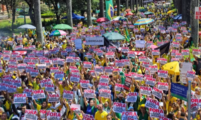 Nikolas Ferreira defende prisão de Alexandre de Moraes em ato em BH