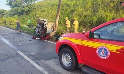 Jovem de 23 anos morre carbonizado em grave acidente na Avenida Pedro Linhares, em Ipatinga