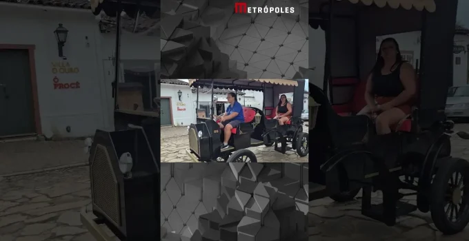 Tiradentes Inova: Charretes Elétricas Substituem Cavalos em Passeios Turísticos Históricos