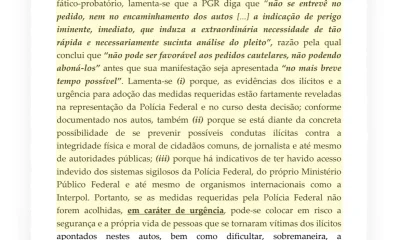 PGR defende "boa técnica" e rebate críticas de Mendonça sobre prisão no caso Banco Master