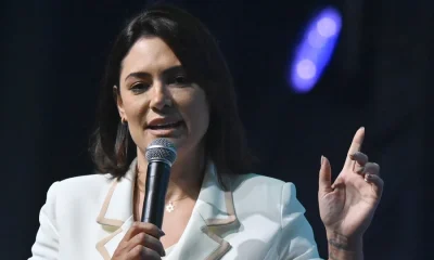 Michelle Bolsonaro critica aproximação da direita com Ciro Gomes; André Fernandes rebate e alega aval de Bolsonaro