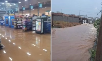 Temporal Alaga Ruas e Deixa 10 Famílias Desalojadas em Sarzedo, Região Metropolitana de BH