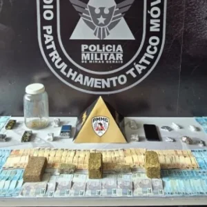 Idoso de 76 anos é preso em flagrante com maconha e mais de R$ 12 mil em Ribeirão das Neves, na Grande BH