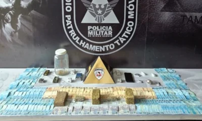 Idoso de 76 anos é preso em flagrante com maconha e mais de R$ 12 mil em Ribeirão das Neves, na Grande BH