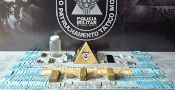 Idoso de 76 anos é preso em flagrante com maconha e mais de R$ 12 mil em Ribeirão das Neves, na Grande BH