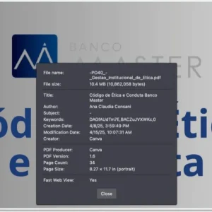 Cunhada de Alexandre de Moraes é autora de Código de Ética do Banco Master, que firmou contrato milionário com escritório de sua esposa