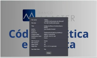 Cunhada de Alexandre de Moraes é autora de Código de Ética do Banco Master, que firmou contrato milionário com escritório de sua esposa