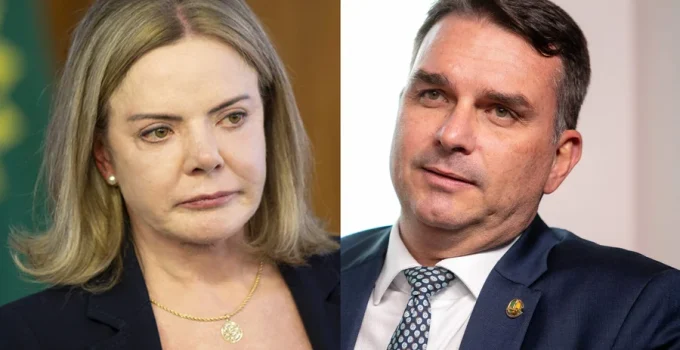 Justiça do DF nega pedido de Gleisi Hoffmann para remover vídeo de Flávio Bolsonaro