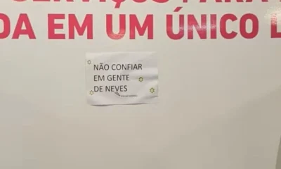 Servidor é demitido em Contagem após cartaz discriminatório contra moradores de Ribeirão das Neves