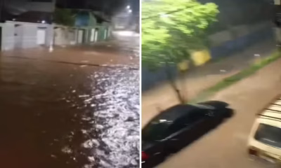 Temporal súbito causa mais de 30 ocorrências de alagamentos e colapsos em Itabira, MG; cidade em emergência