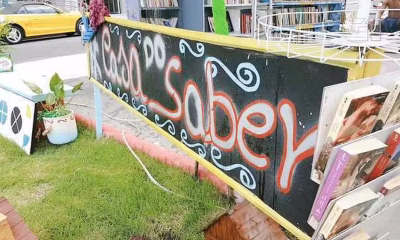 Incêndio criminoso atinge a 'Casa do Saber', biblioteca comunitária de BH, que já foi reconstruída após destruição em 2017