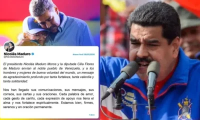 Nicolás Maduro se pronuncia pela primeira vez após prisão: 'Cada expressão de apoio nos fortalece'