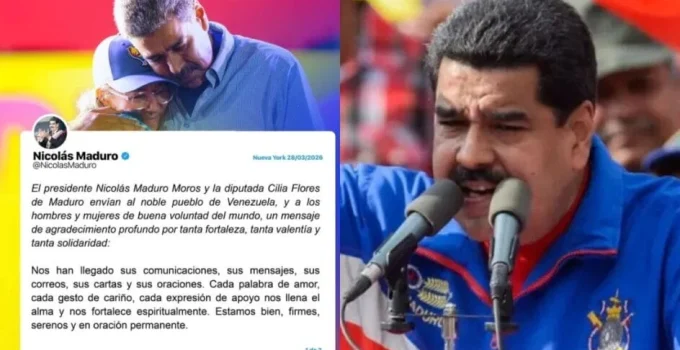 Nicolás Maduro se pronuncia pela primeira vez após prisão: 'Cada expressão de apoio nos fortalece'