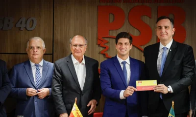 Rodrigo Pacheco se filia ao PSB em BH e promete romper com 'sucateamento da máquina pública' em Minas