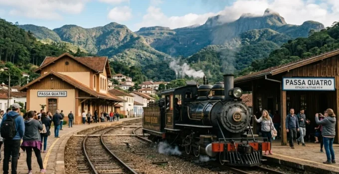Passa Quatro (MG): O 4º pico mais alto do Brasil e um trem centenário que desbrava a Serra da Mantiqueira