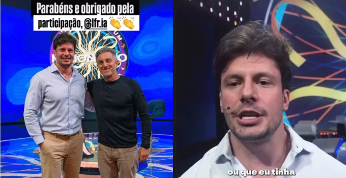 Mineiro de BH fatura R$ 300 mil no 'Quem Quer Ser Um Milionário' e revela saga de 1 ano e 7 meses até o palco do Domingão