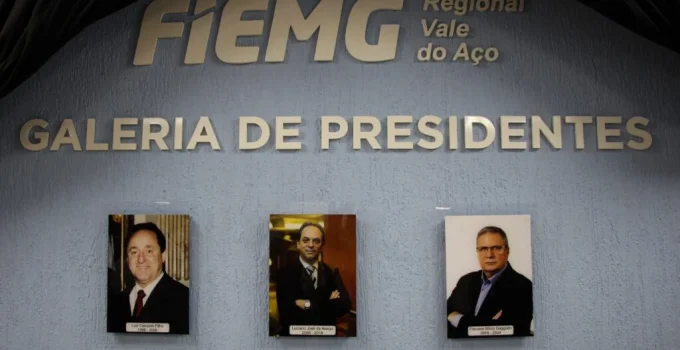 FIEMG Vale do Aço Inaugura Galeria Histórica em Homenagem a Ex-Presidentes e Fortalece Legado da Liderança Regional