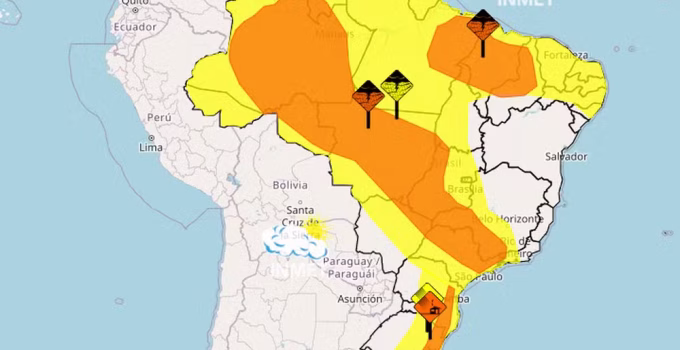 Alerta de Ciclone Extratropical em MG: Chuvas Fortes e Ventos de até 80 km/h Previstos para Quarta e Quinta-feira